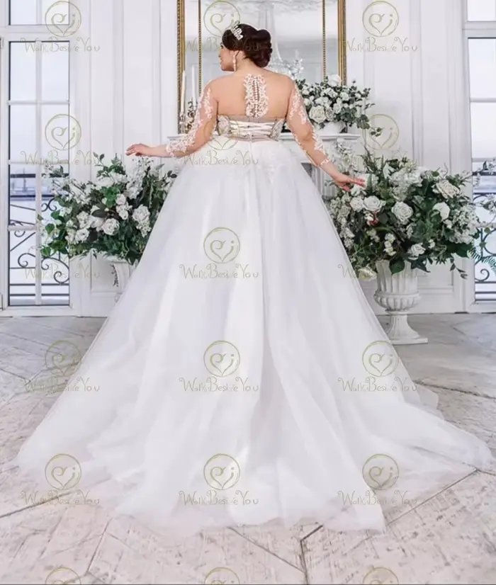 Robe de mariée sur mesure grande taille