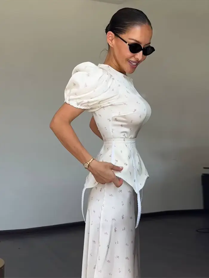 Robe longue élégante pour femme 2026