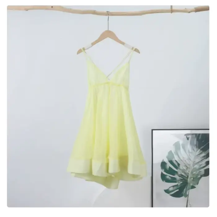 Robe de plage sexy à col en V et dos nu pour femme