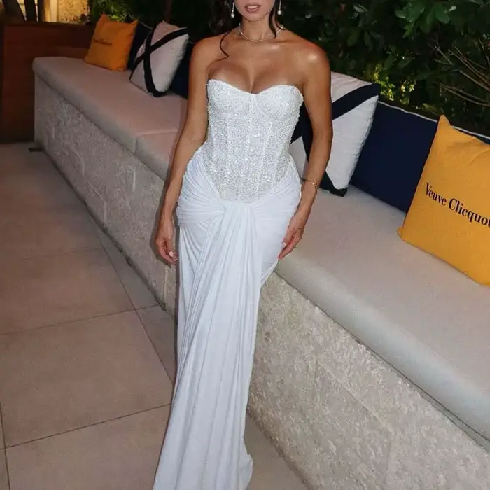 Robe de soirée brillante pour femmes
