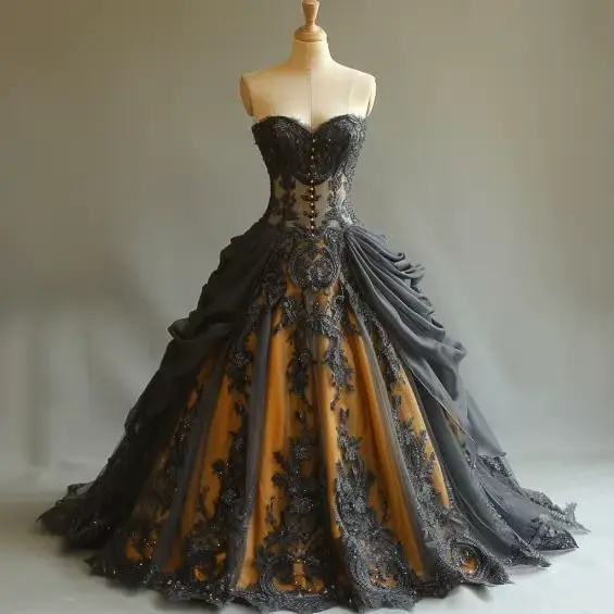Robes de mariée gothiques pour mariées
