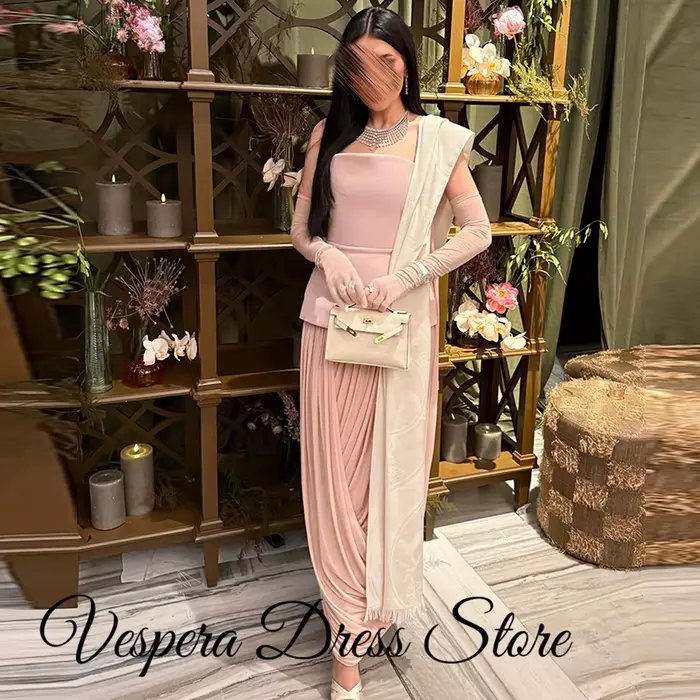 Robe de soirée sirène en mousseline de soie haut de gamme pour femmes, sans bretelles, sur mesure, pour occasions formelles et événements spéciaux