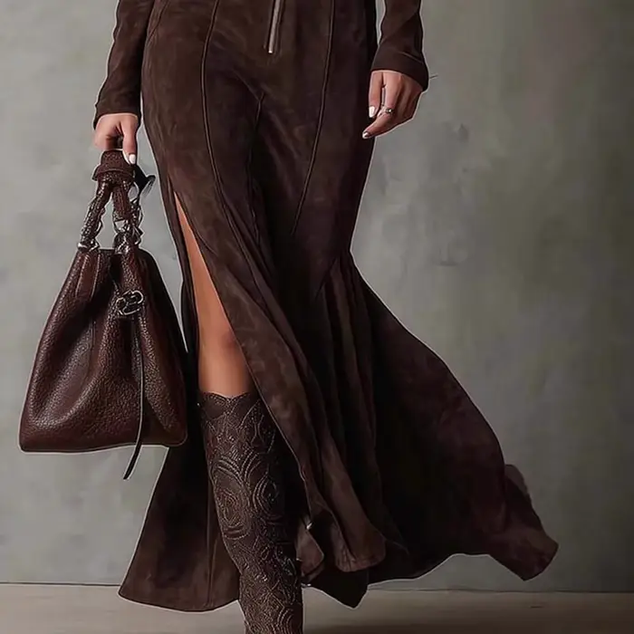 Robe chemise de Cowboy occidentale pour femmes