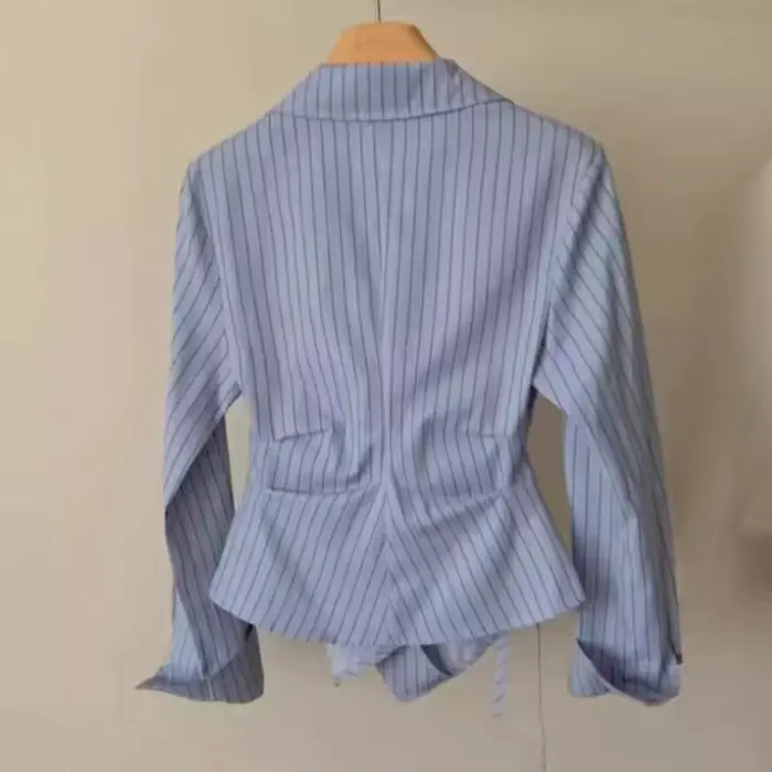 Printemps automne décontracté chemise rayée femmes chemises mode femme à manches longues mince Blous