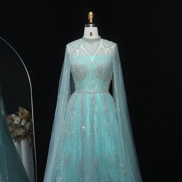 Sharon Said-Robe de Soirée de Luxe Rose de Dubaï