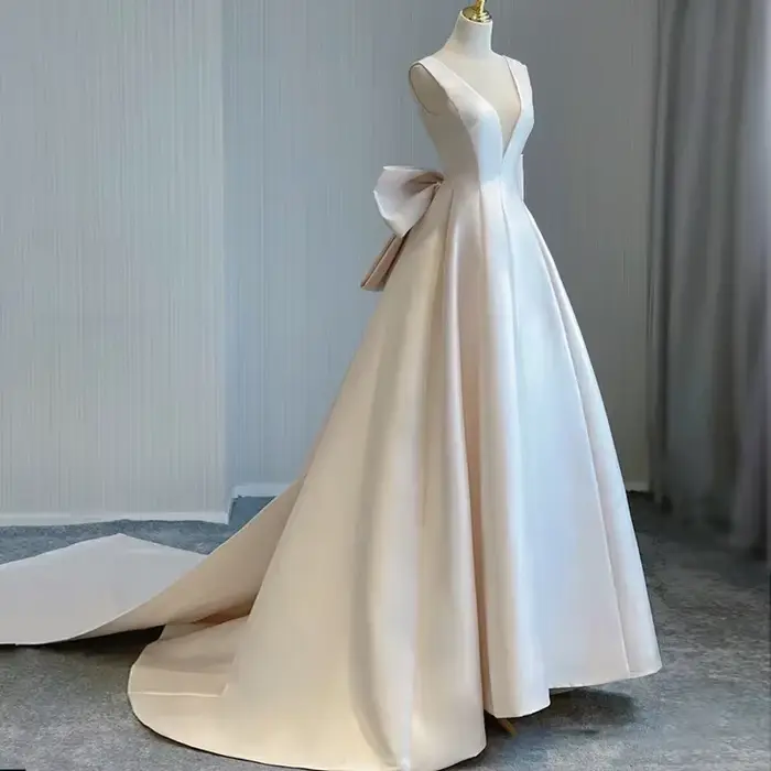 Bomaris – Robe De mariée blanche cassé