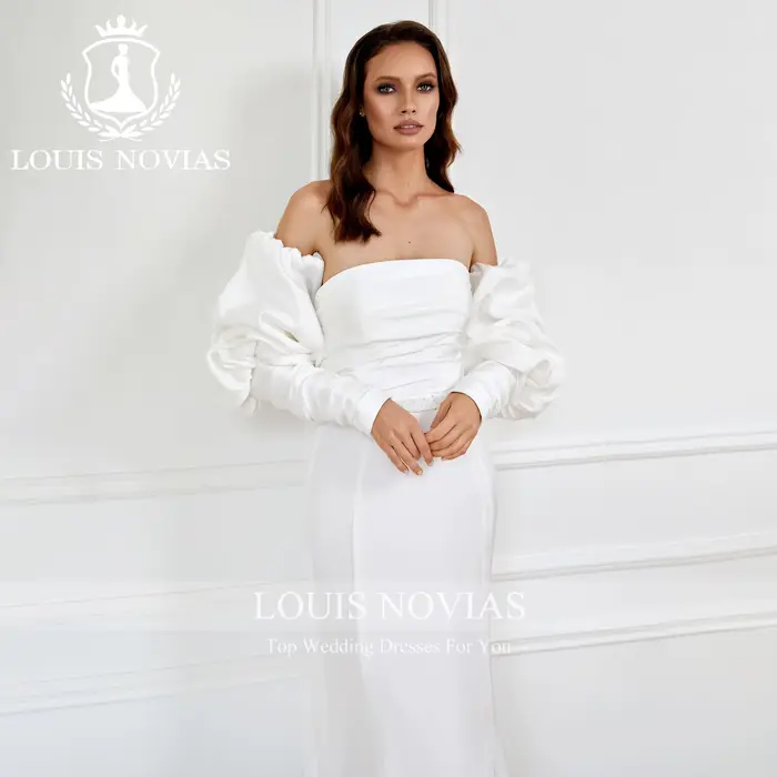 Modiis-Robe de mariée sirène sexy avec ceinture