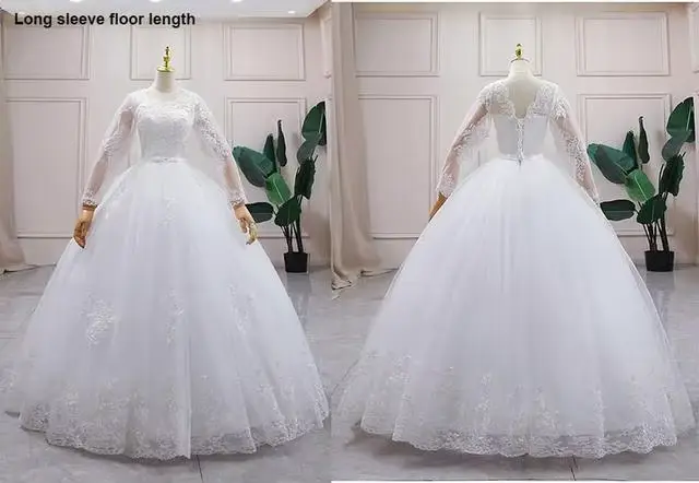 Robe de Mariée en Satin, Dentelle, Maille, Personnalisation, Nouvelle Collection