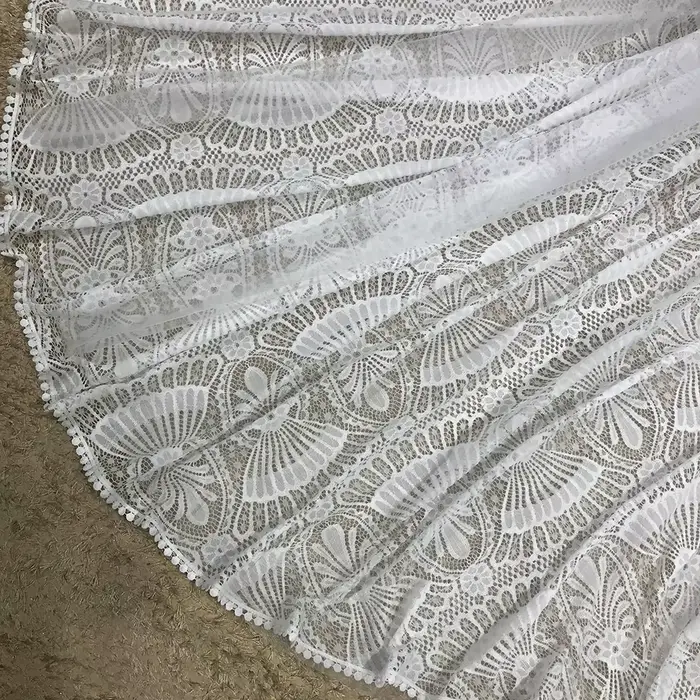 Robe de mariée bohème col en V dentelle extensible silhouette sirène pour femmes occasions spéciales