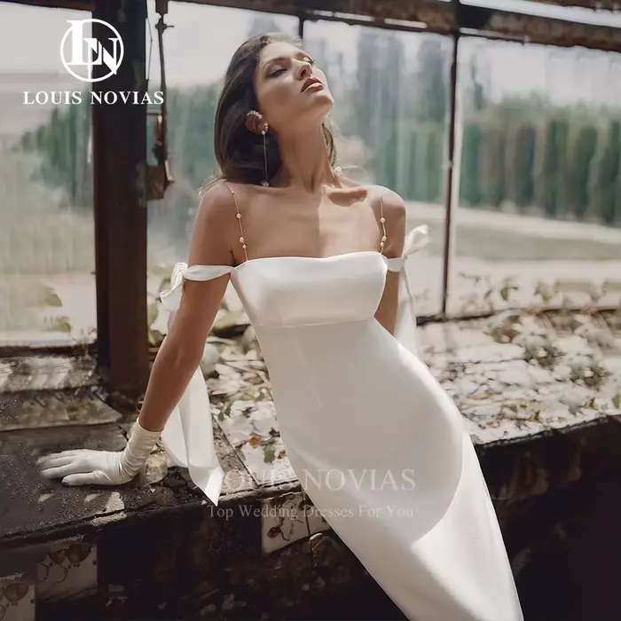 Modis-Robes de mariée fourreau pour femmes