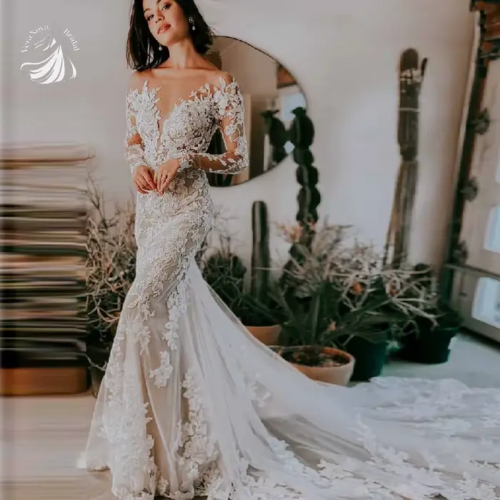 Robe de mariée sirène sexy personnalisée VeraNova