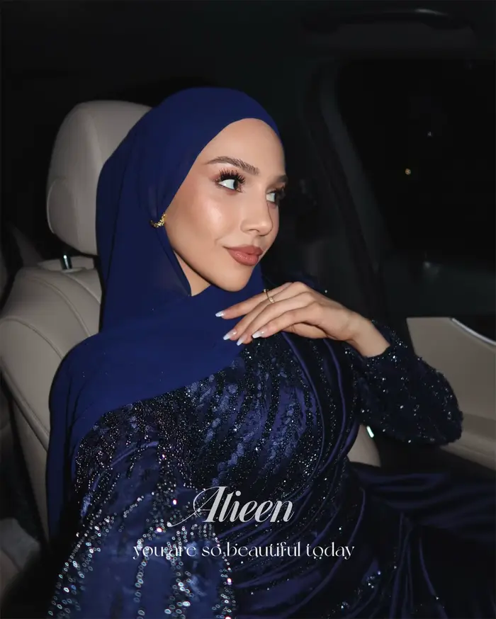 Aileen robes musulmanes Gala manches longues