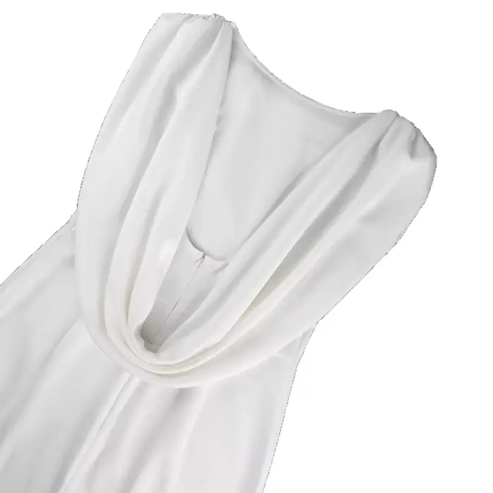 Robe courte blanche femme sexy y2k streetwear élégante pour soirées et travail occassions spéciales