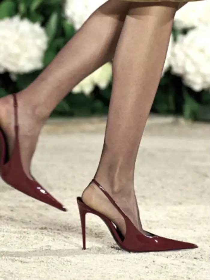 Nouvelles sandales d'été 2026 pour femmes à talon aiguille pointu – Élégantes et sexy pour fêtes et mariages