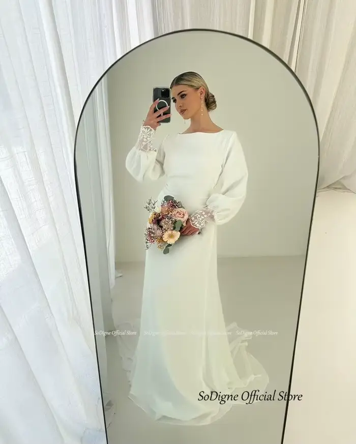 Robes de mariée musulmanes simples