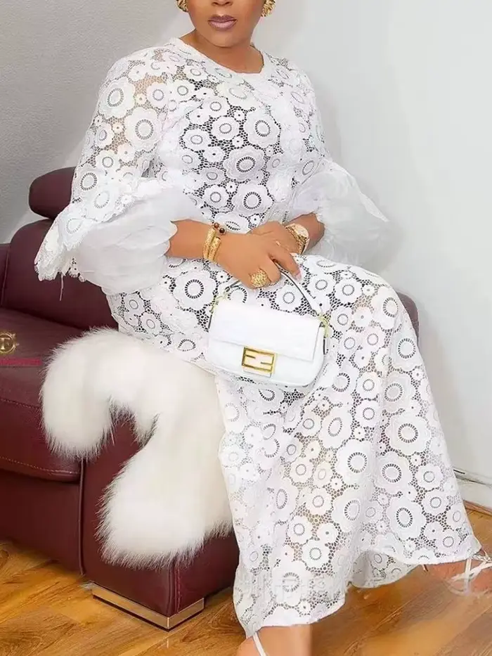 Robe longue droite élégante pour femmes