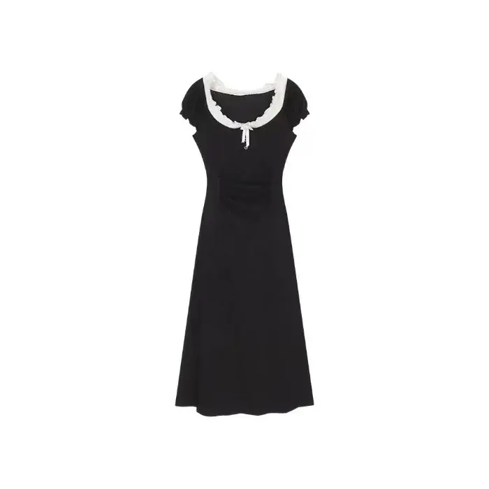 Robe noire d'été pour femmes
