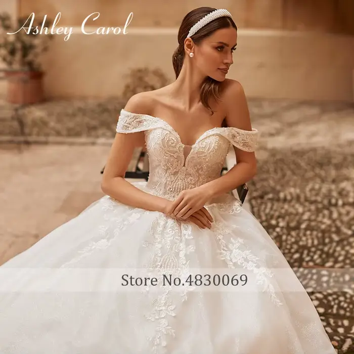 Ashley Carol princesse Robe De mariée