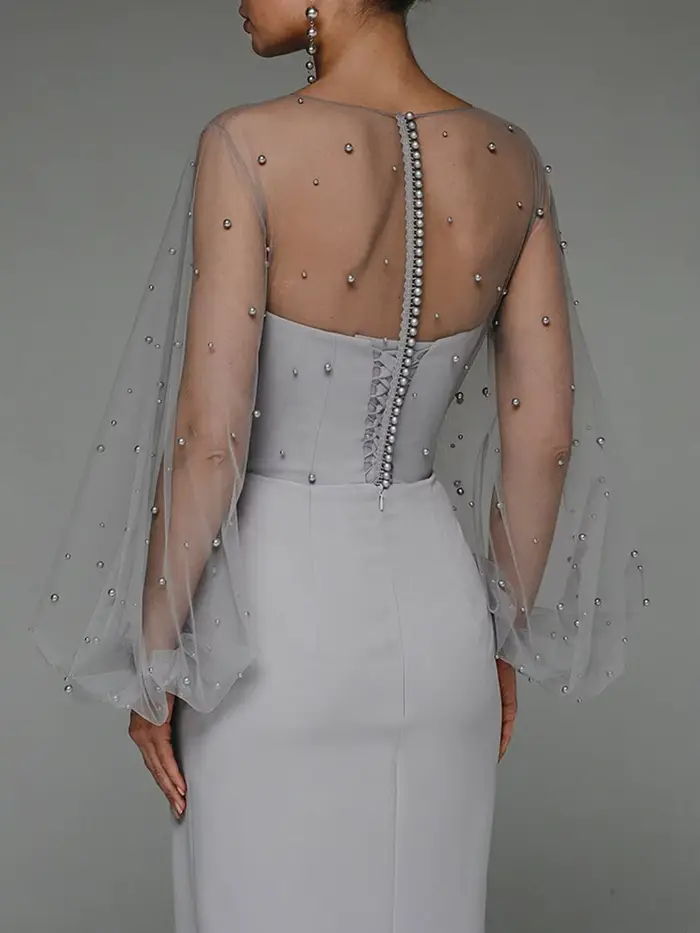 Robes de mariée sexy pour femmes décontracté col rond solide robe longue ample printemps et été musulman Drsss