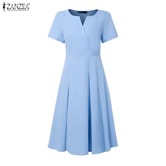 Robes mi-longues élégantes et minimalistes pour femmes