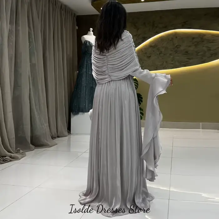 Robes de soirée en mousseline scintillante