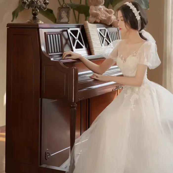 Robe de mariée légère française