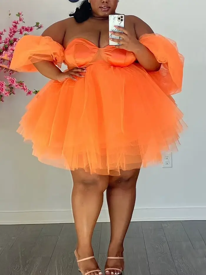Robe Élégante en Mousseline de Soie pour Femme