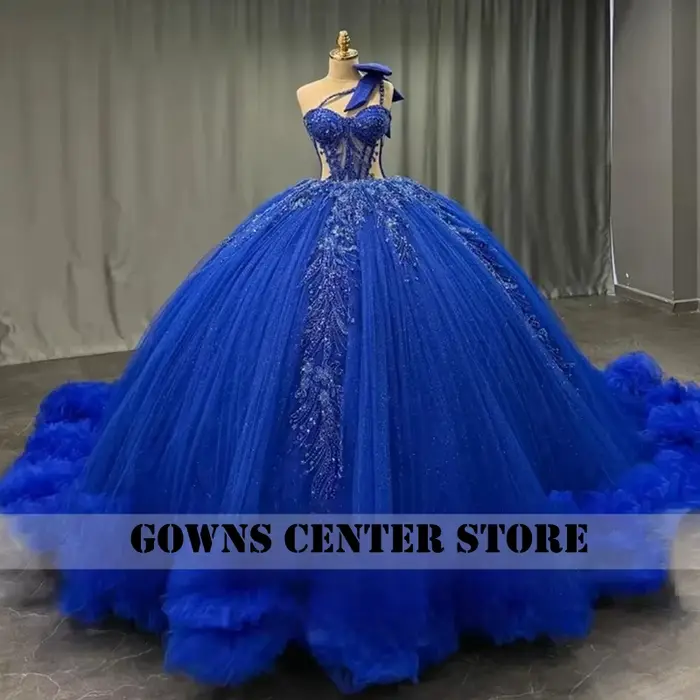 Robes de Quinceañera bleu royal