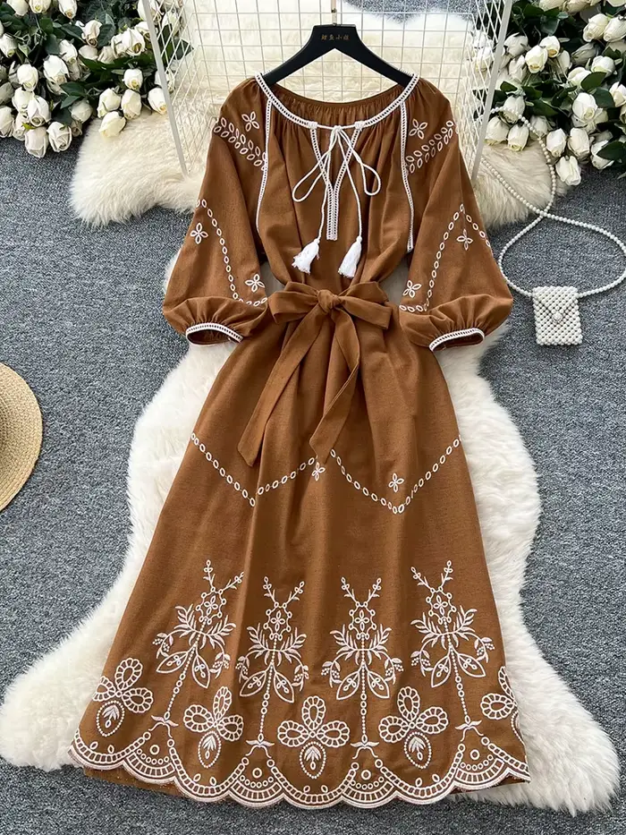 Robe de Style vacances bohème pour femmes