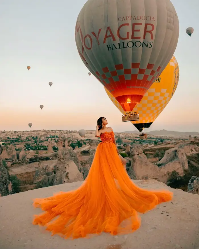 Robe en Tulle Doux à Traîne Longue pour Femme