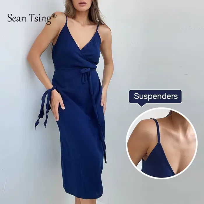 Robes élégantes en gaze 100% coton pour femmes