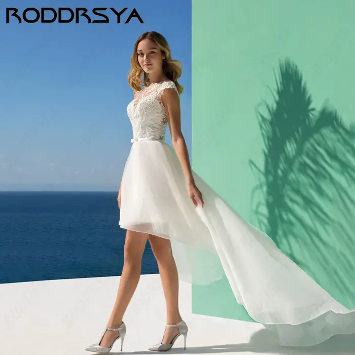 Robe de Mariée Exquise Personnalisable en Polyester Avec Appliques Dentelle pour Femmes Occasions Spéciales