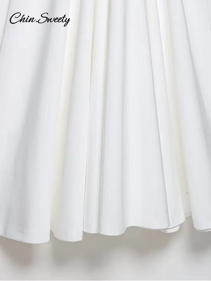 Robe longue blanche élégante