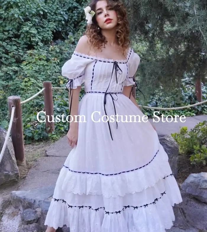 Robe de bal MARISOlSANCHEZ style bohème laine tricotée satiné col carré appliques décoration pour bal mariage gala occassions spéciales