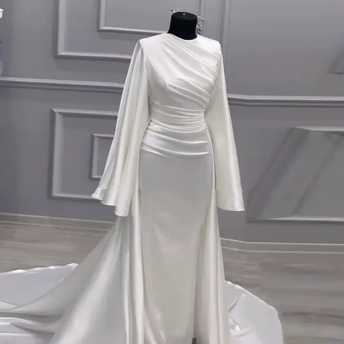 EPackage ale-Robe de Mariée Arabe en Satin