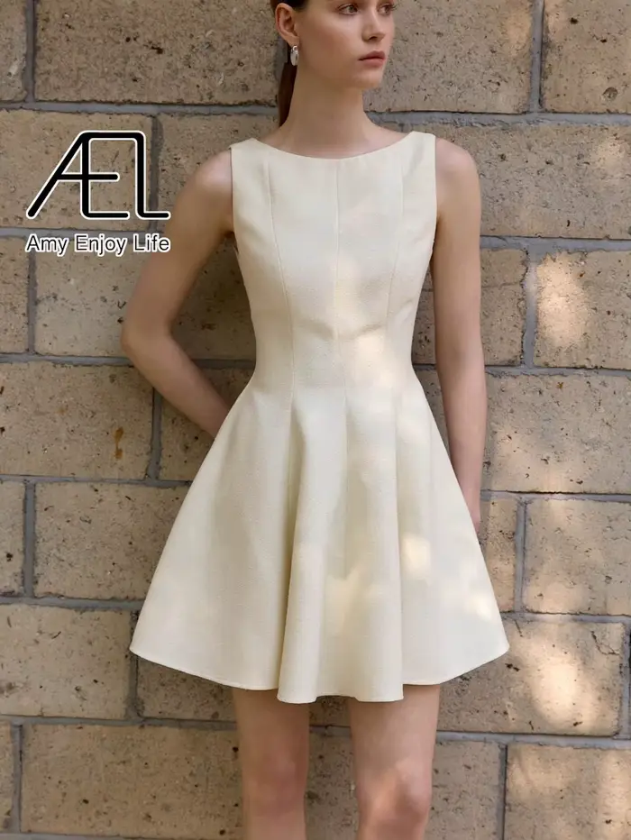 AEL robe sans manches pour femmes robes d'été élégantes 2025 nouvelle Collection