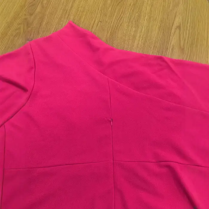 Robe élégante polyester couleur unie col asymétrique coupe ajustée jupe maxi style chic grande taille pour femme occasions spéciales