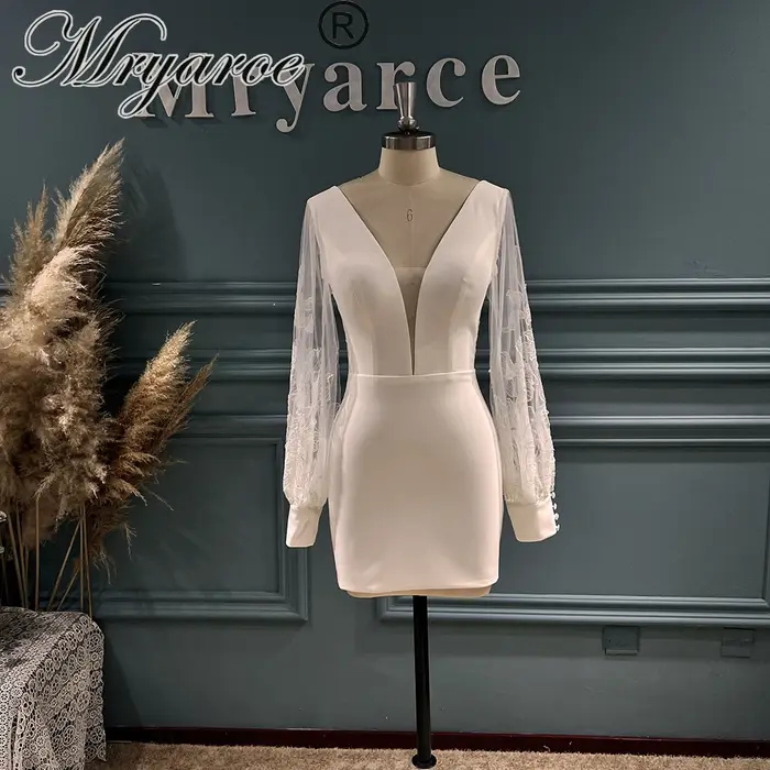 Mryarce – robe de mariée courte