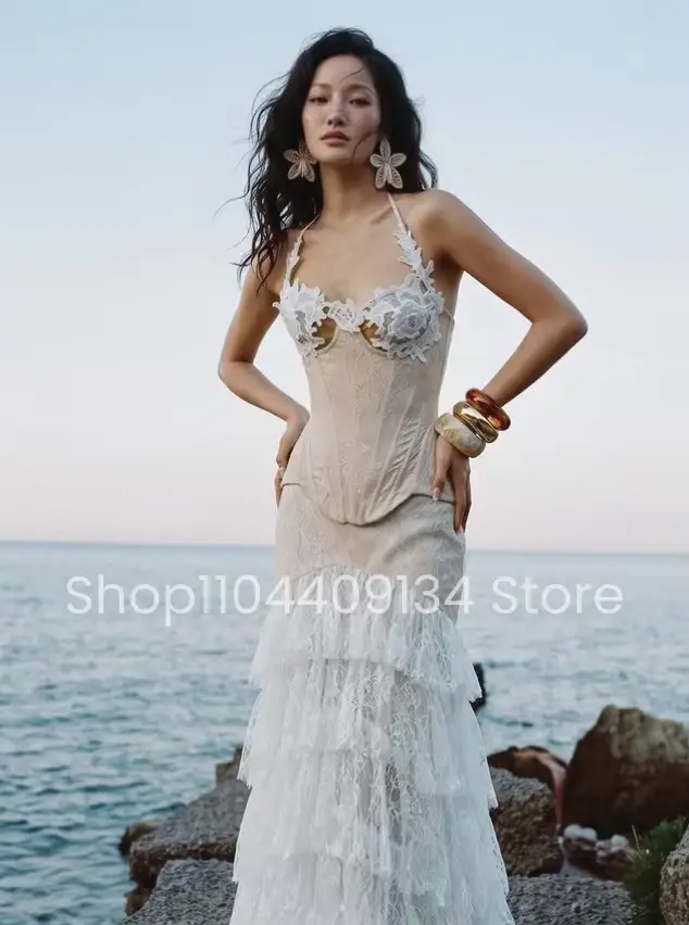 Robe de mariée sirène bohème