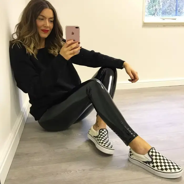 Nouveau pantalon Pu lumineux femmes noir pantalon en cuir mince Sexy hanche levage Yoga Fitness Legg