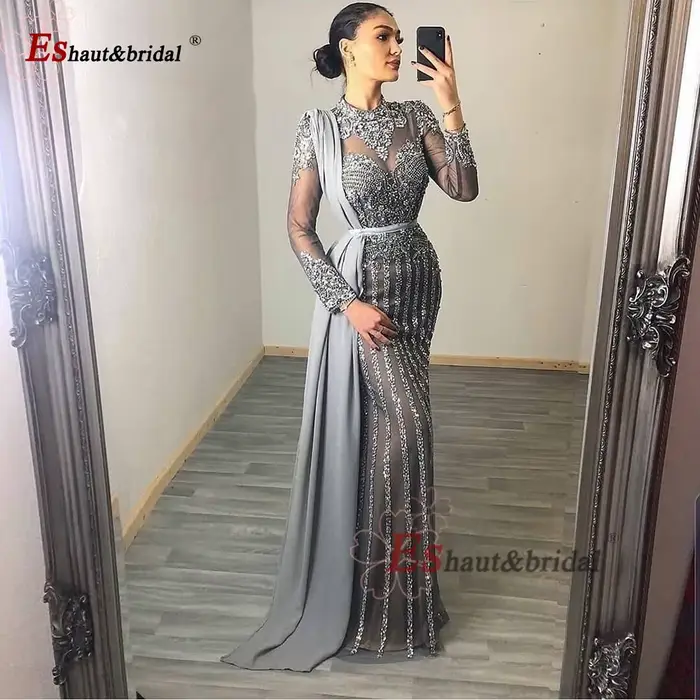 Robe de soirée élégante pour femme musulmane 2026