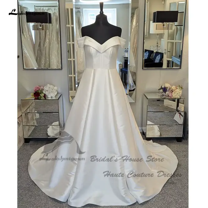 Yanshmigown-Robe de Princesse en Satin pour Femme