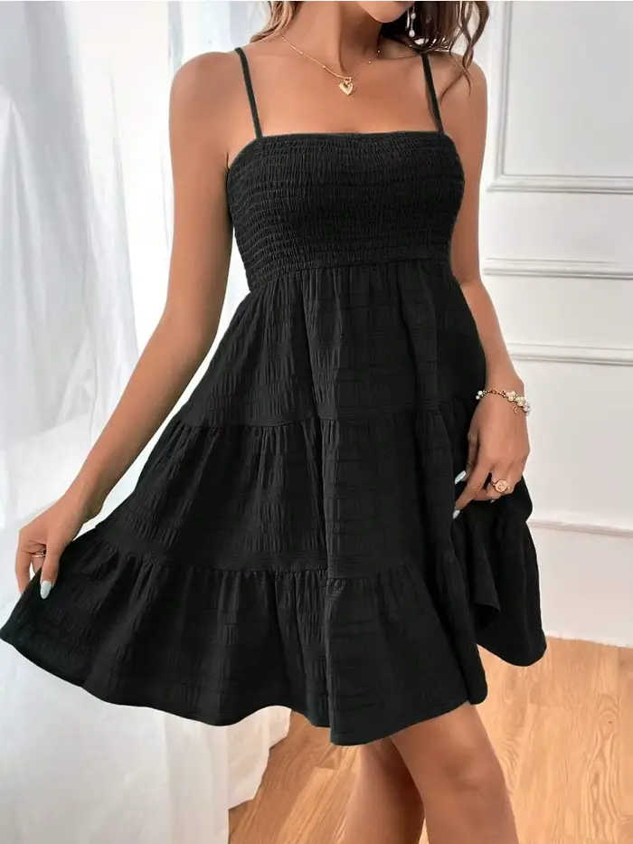 Robes décontractées sans manches à lacets pour femme – Collection été 2026 – Robe longue simple et ample en coton et