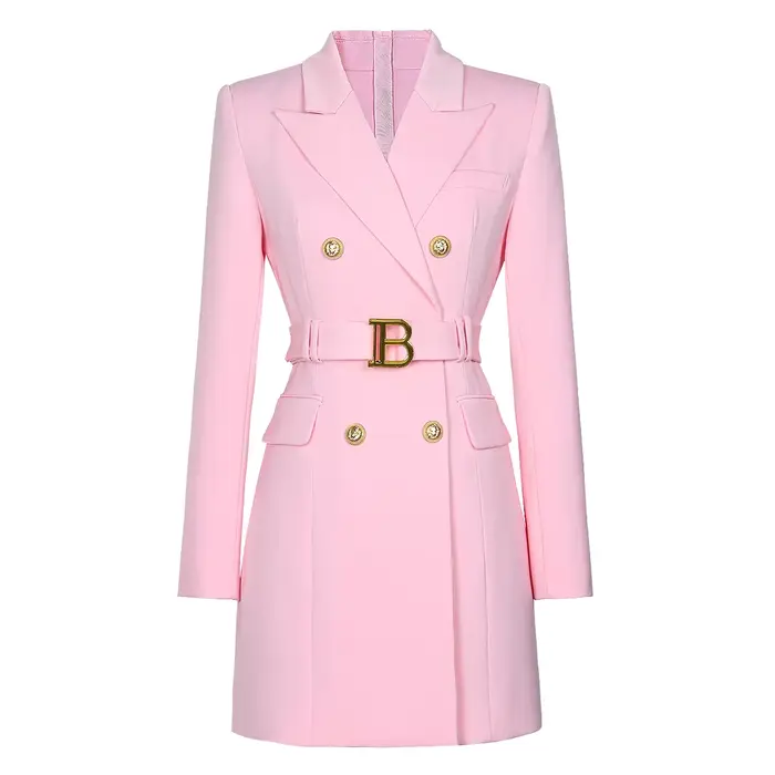 Robe moulante à manches longues pour femmes, printemps et automne, ceinture de document solide haut 