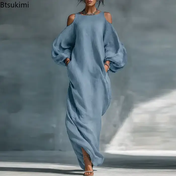 Robe longue bohème pour femme