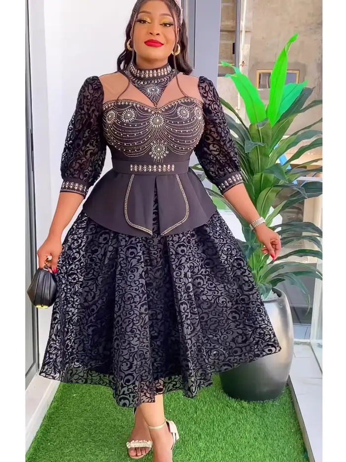 Robes de soirée africaines grande taille pour femmes 2026 – Nouvelle collection Dashiki Ankara – Tenue
