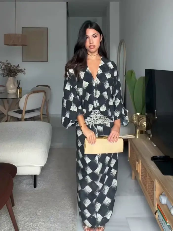 Robe Chic Imprimée pour Femme