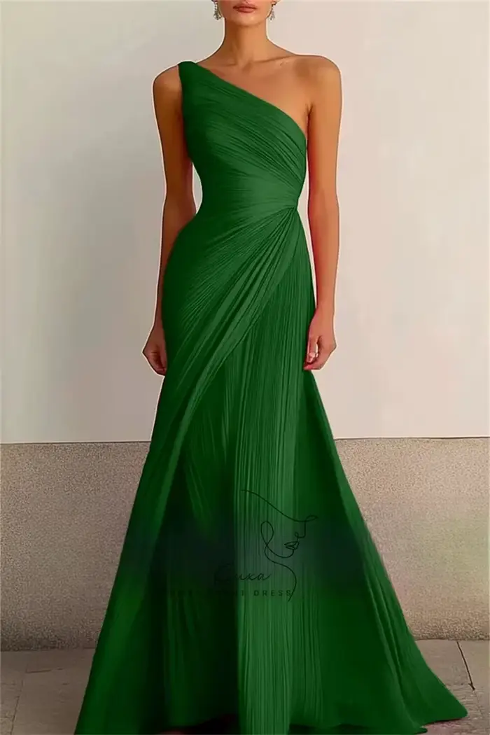 Robes de soirée élégantes et formelles ML pour femmes, robes de soirée sexy à une épaule, robes de soirée formelles personnalisées, vestidos de fiesta