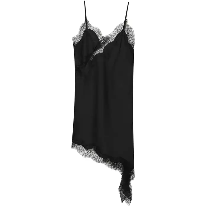 HXAO 2025 robe asymétrique en dentelle pour femmes