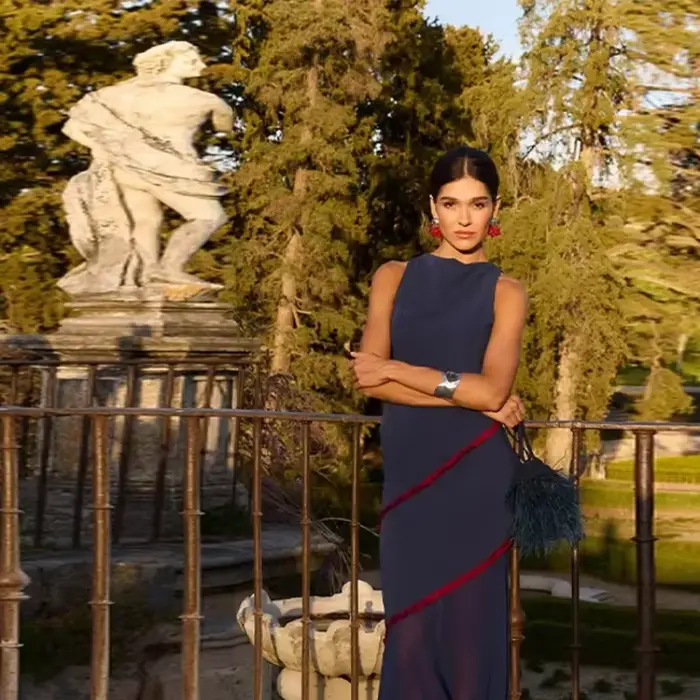 Robe Maxi transparente à montage élégant